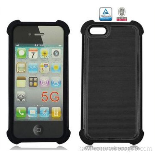 Triple Combo 3-in-1 TPU + PC + Silicone Cover for Apple iPhone 5G